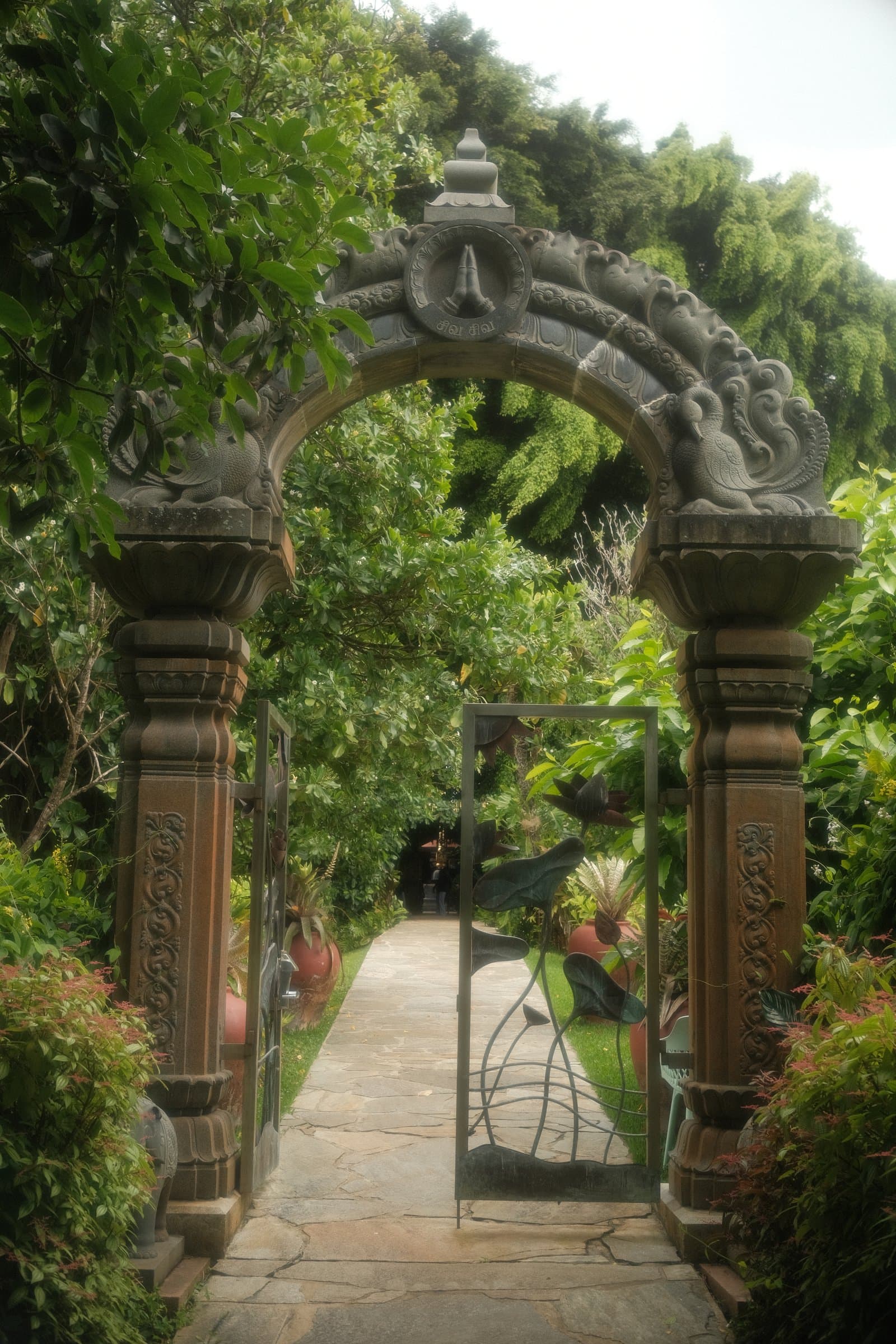 Temple gate pathway